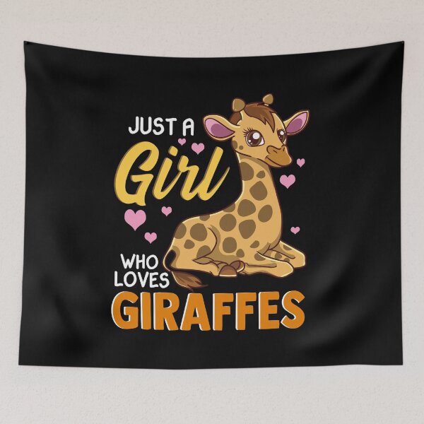 Item preview, Cute Just A Girl Who Loves Giraffes Funny Giraffe designed and sold by perfectpresents.
