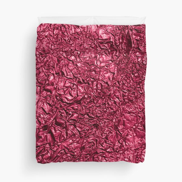 Glamour 016 rotfarben Folie Bettbezug