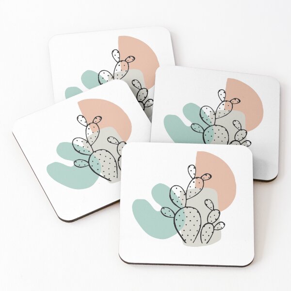 Artikelvorschau, Organic Cactus Teal Black Lines entworfen und verkauft von Kylie Martin.