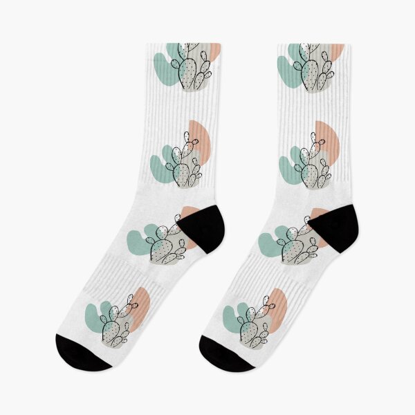 Item preview, Organic Cactus Teal Black Lines designed and sold by Kylie Martin.