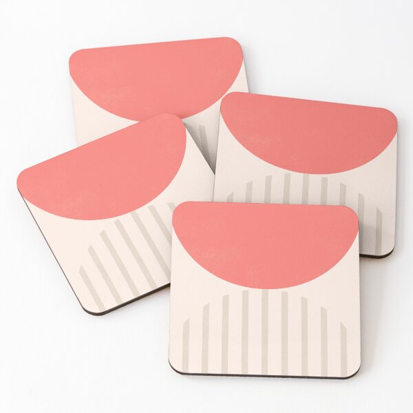 Item preview, Semi Circle Abstract Pink designed and sold by Blue-Banana.
