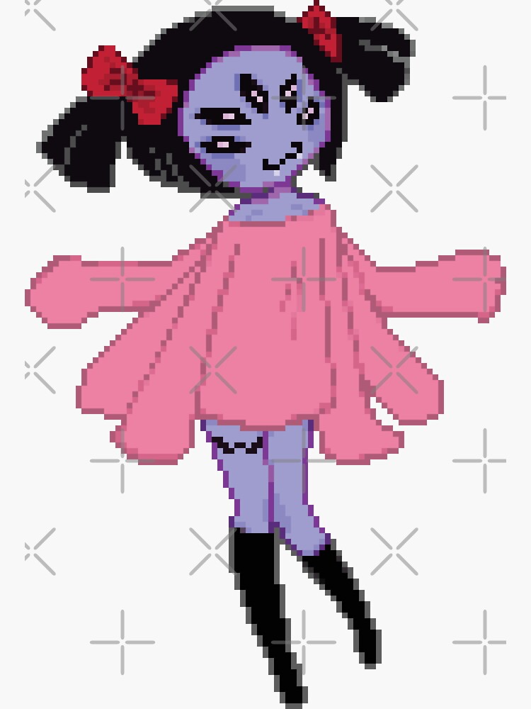 Undertale Muffet Sticker - Sticker Mania