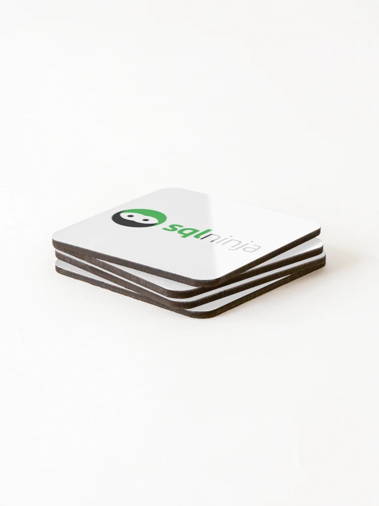 Thumbnail 4 of 5, Coasters (Set of 4), SQL Ninja designed and sold by Tech-e-Tees.