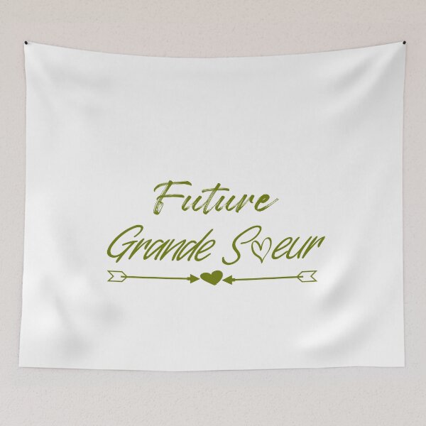 Aperçu de l'œuvre Future Grande Soeur T-shirt classique, bientot grande soeur créée et vendue par Ikgha.