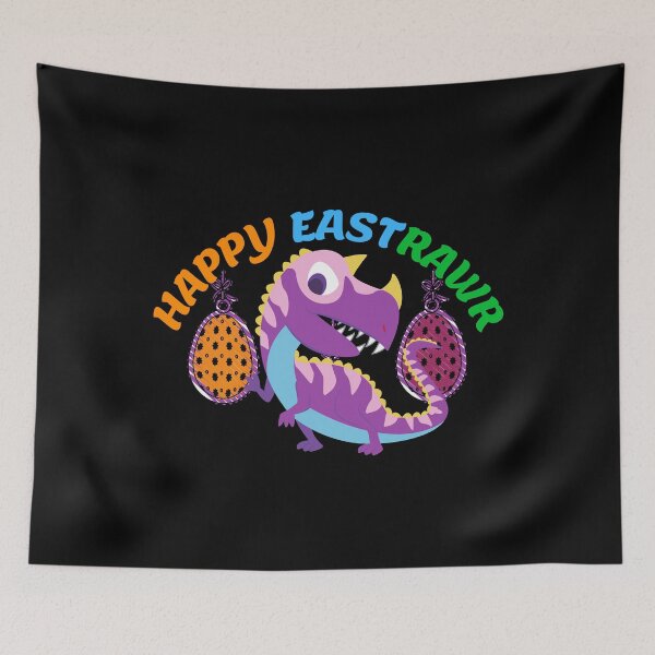 Item preview, Happy Eastrawr Cute Rex Tyrannosaurus Fun Easter Egg, Roaring Rex Dinosaur, Gift For Kids  designed and sold by MoradovT-shirt.
