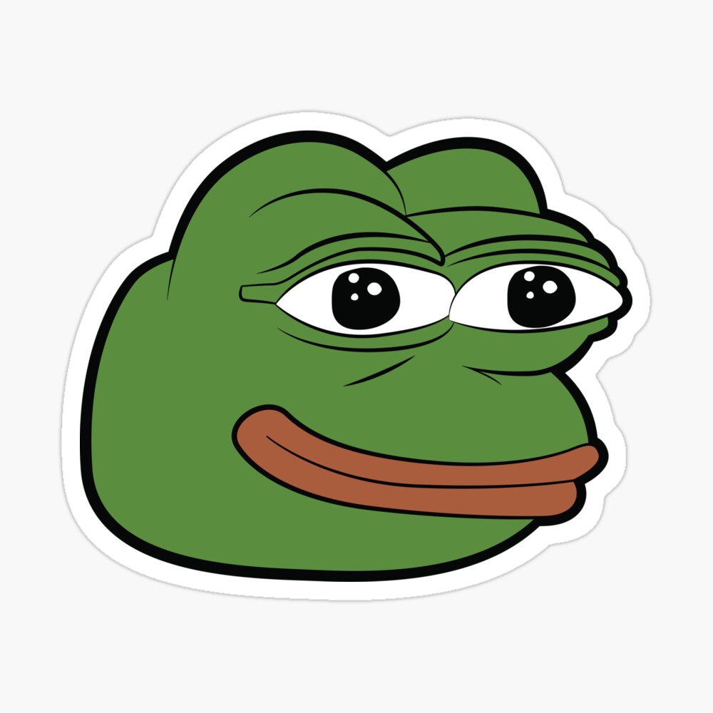 Pepe the frog smiling
