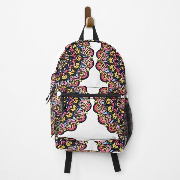 Item preview, Colorful flowers in mandala design designed and sold by chicsignzodiac.