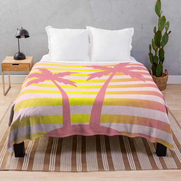 Item preview, All Pink Summer Sunset Palms designed and sold by HappyPeeps.