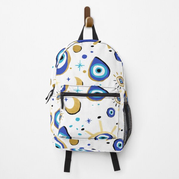 Item preview, Blue and Gold Evil Eye designed and sold by Cristina Arezu.