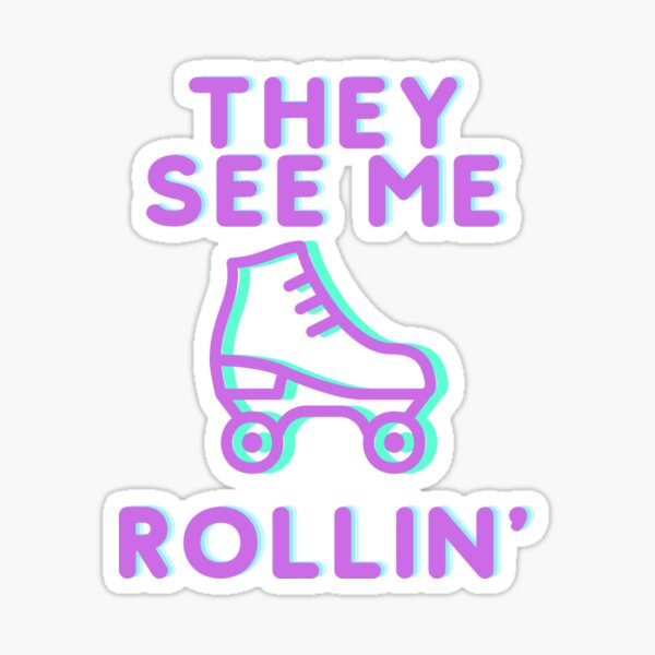 Item preview, They See Me Rollin' - Roller Skates designed and sold by Mothe3rd.