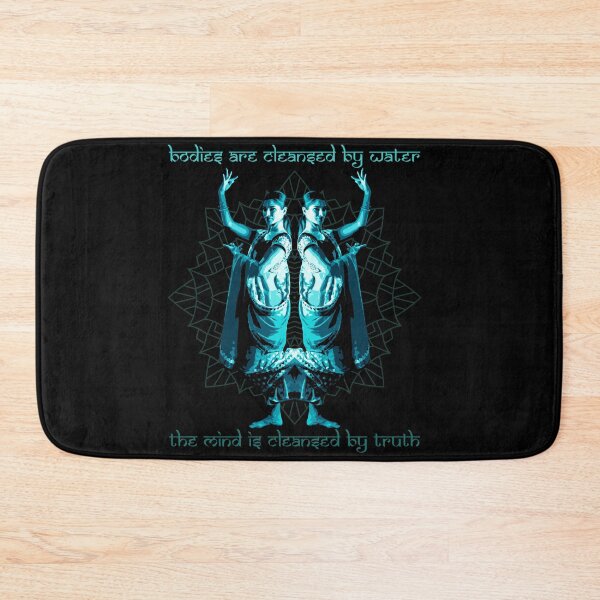 Item preview, Bodies Are Cleansed by Water, Traditional Hindu Proverb, Mandala Design, Hindu Gift designed and sold by Proverbial Wisdom Design.