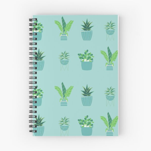 Item preview, Blue Houseplants Pattern designed and sold by CaosTranscrito.