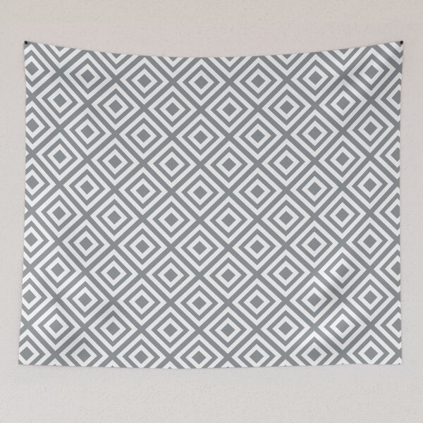 Item preview, Summer light gray background white art deco pattern designed and sold by Brontorino.