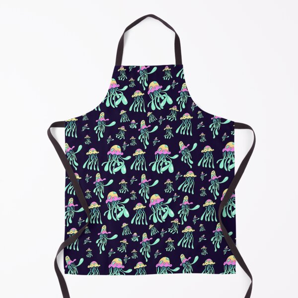 Item preview, Neon Jelly Fish Pattern designed and sold by Tai Chan.
