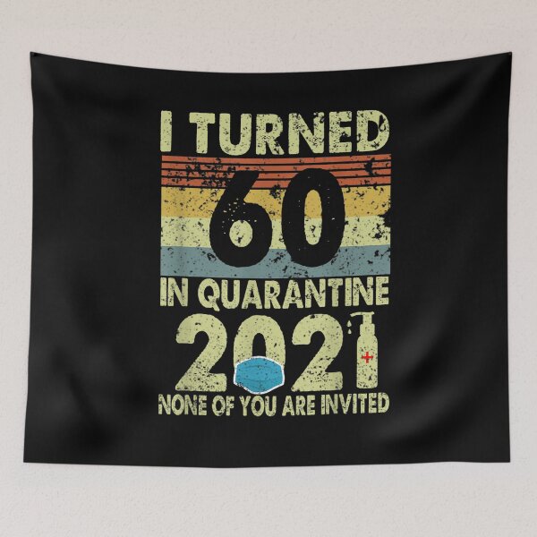 Item preview, Retro 60th Birthday Gifts For Men I Turn 60 In Quarantine  designed and sold by melisenda.