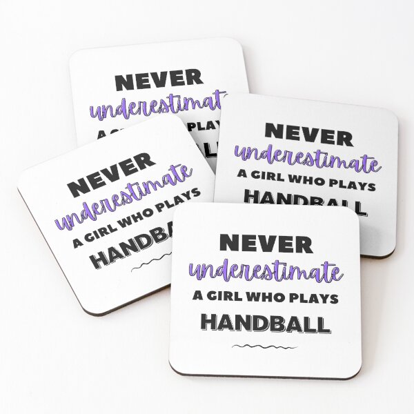 Item preview, Never underestimate a girl who plays handball designed and sold by TheGreenGoat.
