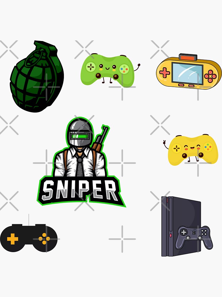 "Gaming sticker pack " Sticker by PabloBasma Redbubble