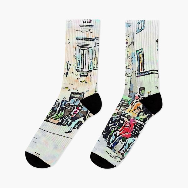 Item preview, Barbarano Romano: square with acrobats designed and sold by Giuseppe Cocco.