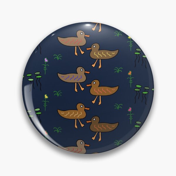 Item preview, Cute and Colorful Duck Pattern (blue) designed and sold by Davey's Designs.