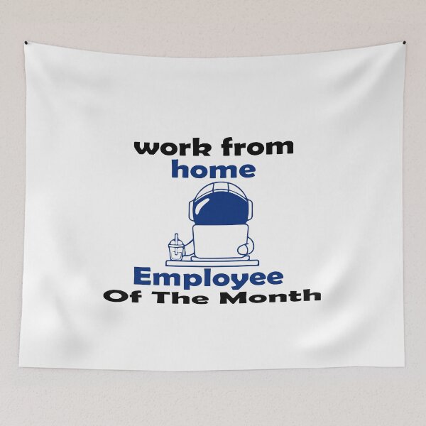 Item preview, Back To Back Work From Home Employee Of The Month designed and sold by UrahGo.