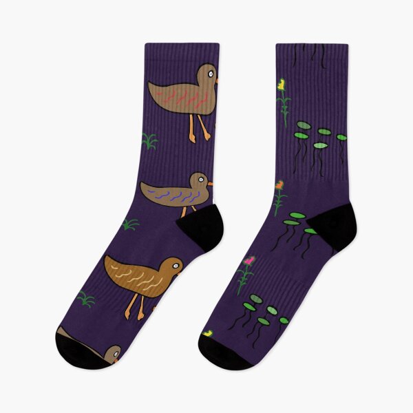 Item preview, Cute and Colorful Duck Pattern (purple) designed and sold by Davey's Designs.