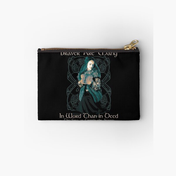 Item preview, Braver Are Many, Norse Mythology, Saga of Grettir the Strong, Vikings, Viking Gift designed and sold by Proverbial Wisdom Design.
