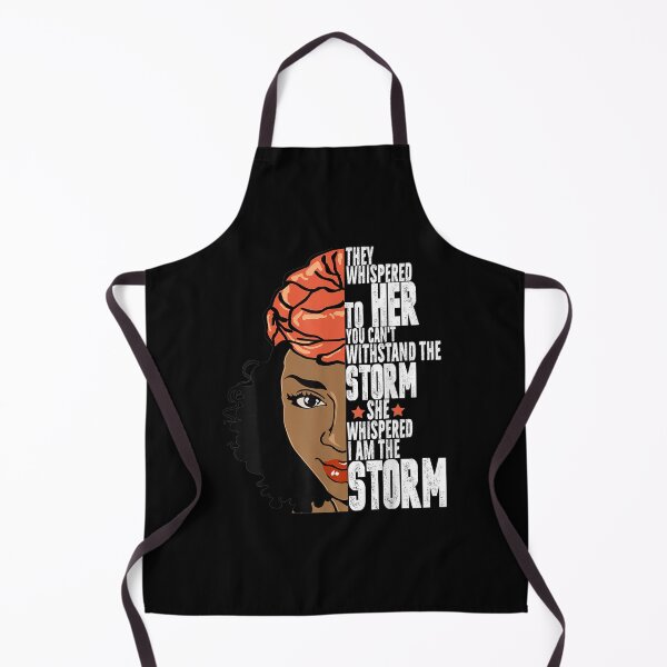 Item preview, Black History Month African Woman Afro I Am The Storm  designed and sold by melisenda.