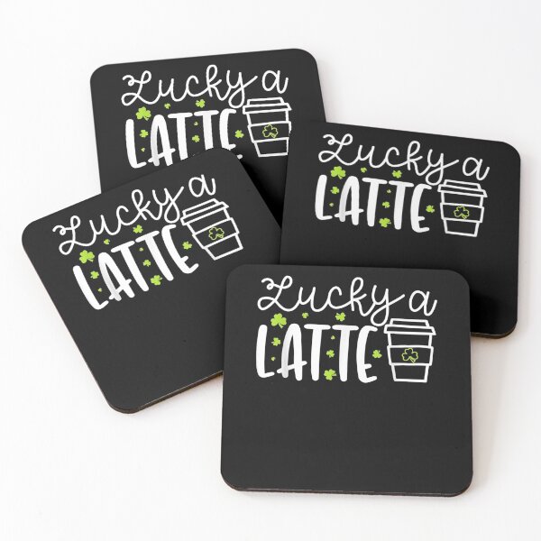 Item preview, St Patrick's Day Lucky A Latte Coffee  designed and sold by melisenda.
