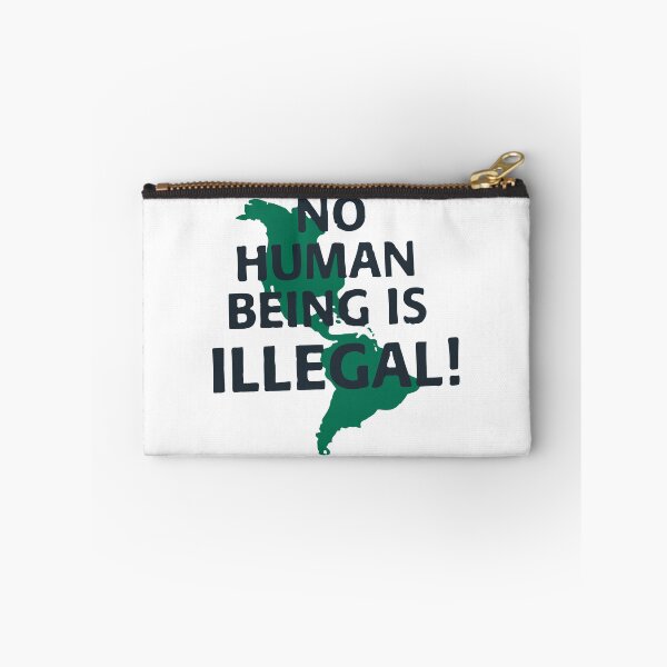 Item preview, No human being is illegal vintage design designed and sold by Bobobot.