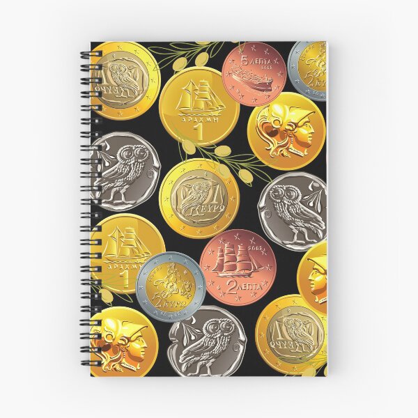 Item preview, Greek Coins And Olives designed and sold by Mamalia.