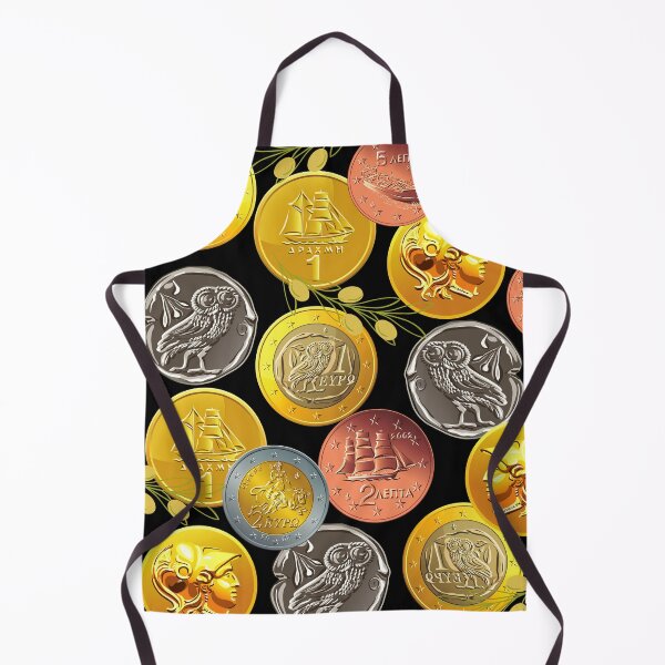 Item preview, Greek Coins And Olives designed and sold by Mamalia.