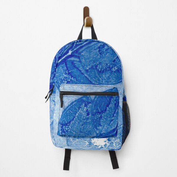 Item preview, Unedited bright blue plant print designed and sold by cam-llaguno.