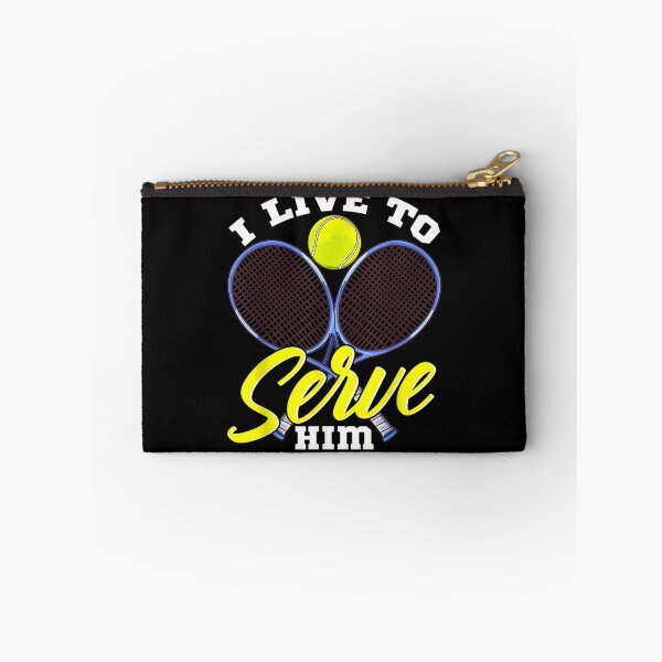 Item preview, Live To Serve Him Tennis Girlfriend Gf  designed and sold by melisenda.