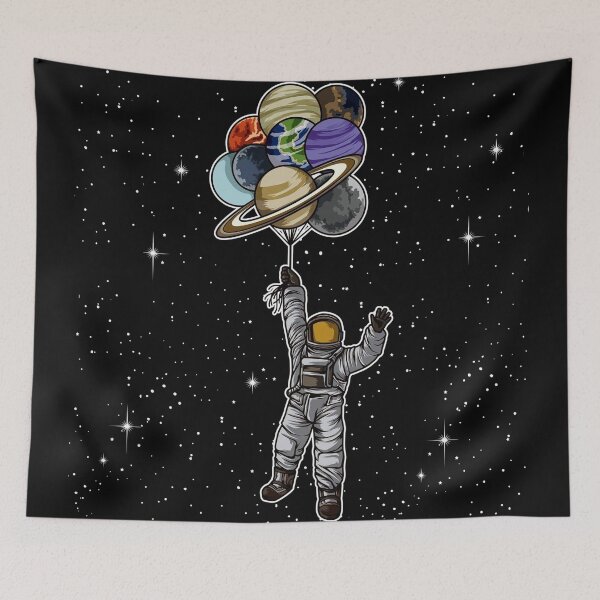 Item preview, Astronaut With Balloons designed and sold by JOE4SHOP.