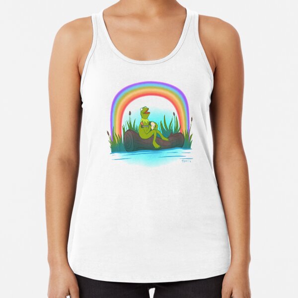 Rainbow connection Racerback Tank Top