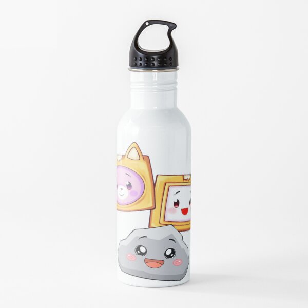 foxy and Boxy and rocky, lankybox Water Bottle