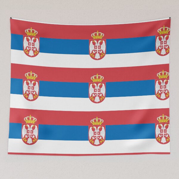 Item preview, Serbia Flag designed and sold by flagswag.