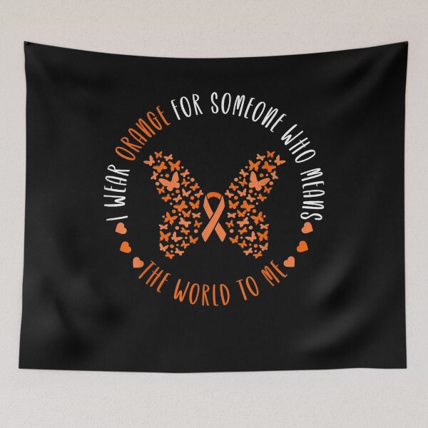 Item preview, I Wear Orange For Someone Who Means The World To Me  designed and sold by melisenda.