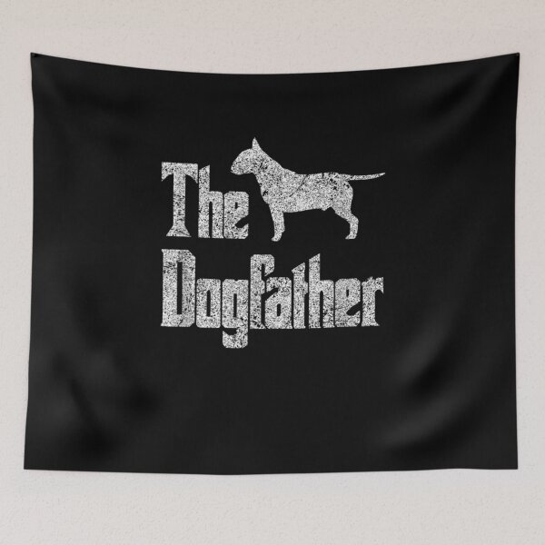 Item preview, The Dogfather Funny Dog Gift Funny Bull Terrier  designed and sold by melisenda.