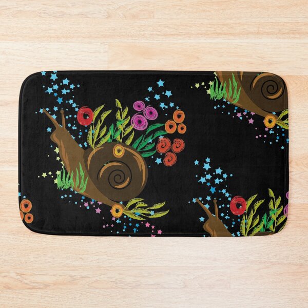 Item preview, Snail with colorful leaves with sparkles designed and sold by Soumita.