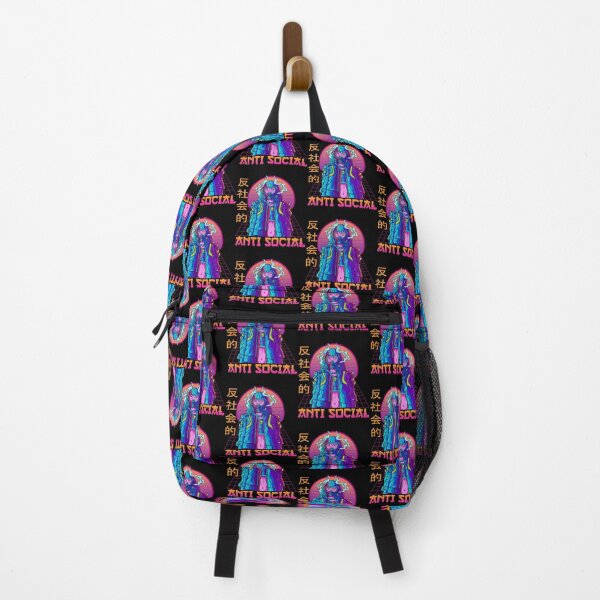 Item preview, Cute Anime Girl Anti Social Aesthetic Vaporwave designed and sold by perfectpresents.