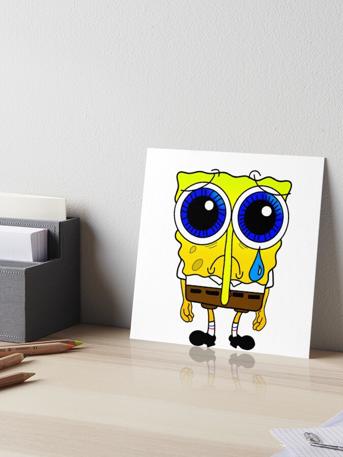 Sad Sponge #1 (Without Background) Magnet for Sale by AlaynaKae