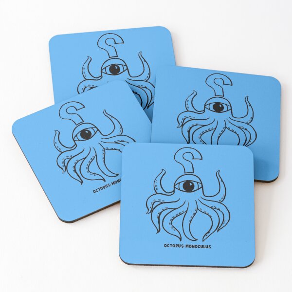 Item preview, Octopus-Monoculus-Black designed and sold by coloriscausa.