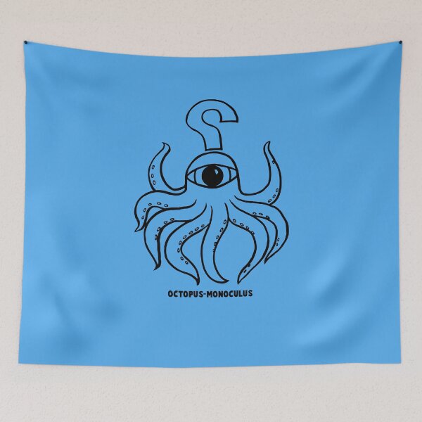 Item preview, Octopus-Monoculus-Black designed and sold by coloriscausa.
