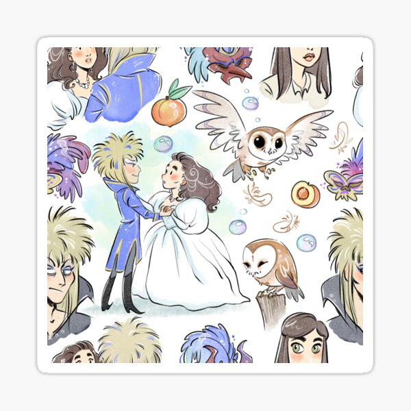 As the world falls down motif Sticker