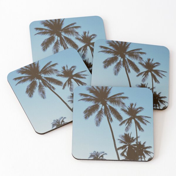 Item preview, Blue Sunset Palm Trees designed and sold by newburyboutique.