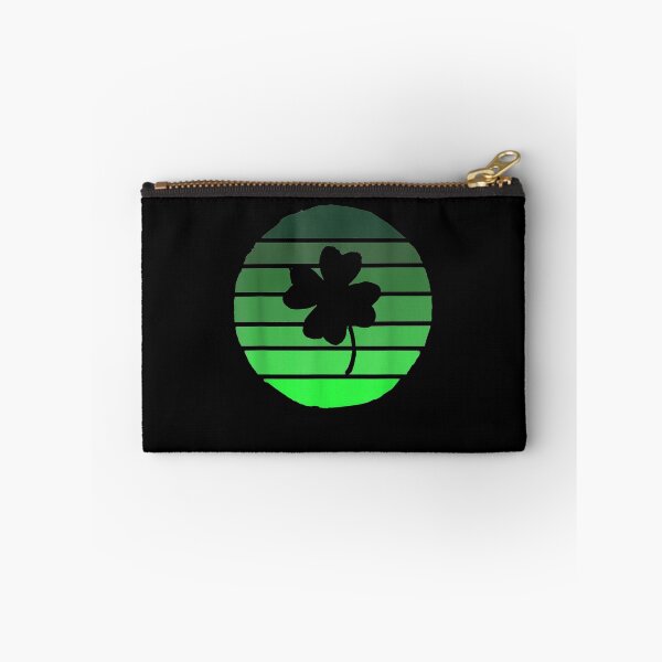 Item preview, Green Vintage Four Leaf Clover Sunset St Patrick's Day  designed and sold by melisenda.
