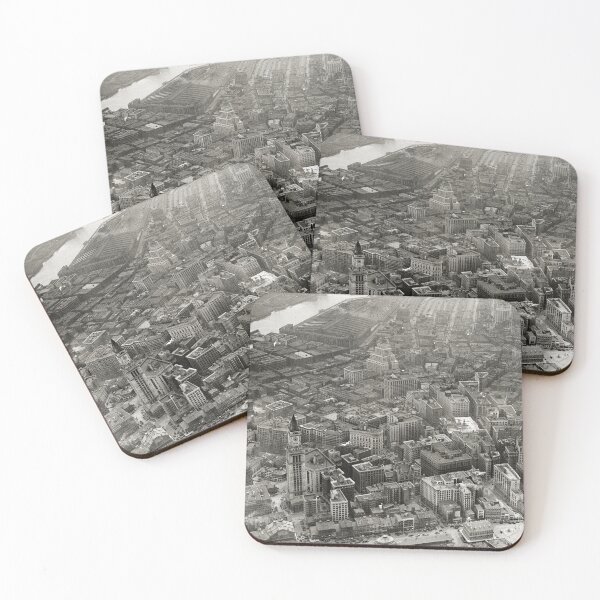 Item preview, 1935 Aerial view of Downtown Boston designed and sold by retrophotoworks.