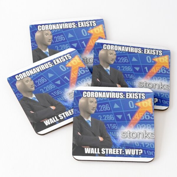 Item preview, STOCKS ONLY GO UP | CORONAVIRUS AND STOCKS designed and sold by Dylan-Gray.