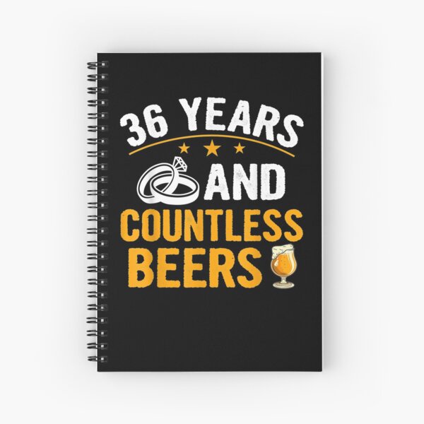 Item preview, 36 Years And Countless Beers 36th Wedding Anniversary Couple  designed and sold by melisenda.